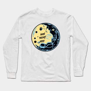 Moon Rocket Ride Moon Landing Long Sleeve T-Shirt